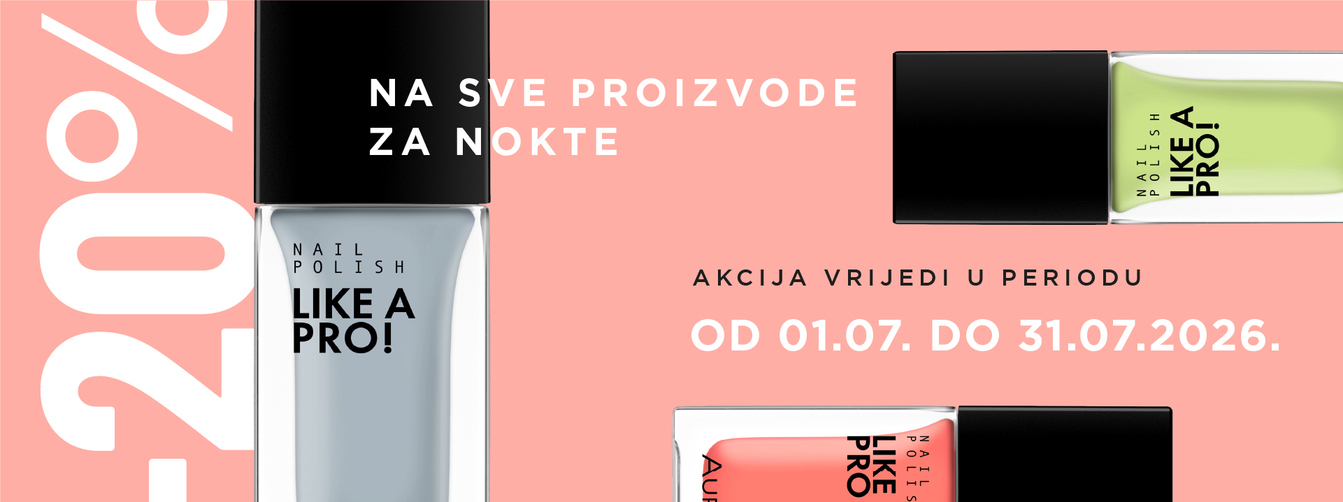  Sve za nokte 20%