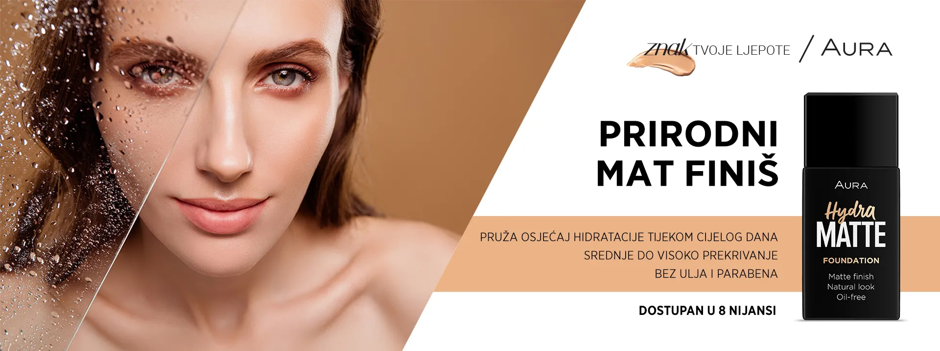 Hydra matte tečni puderi