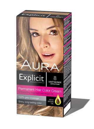 EXPLICIT BOJA ZA KOSU NEW 8 Light blonde / Svetlo plava 