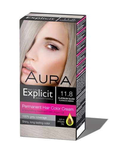 EXPLICIT BOJA ZA KOSU NEW 11.8 Platinum Silver / Platinasto Srebrna 