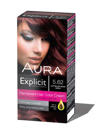 EXPLICIT BOJA ZA KOSU NEW 5.62 Light red irise brown / Božole 