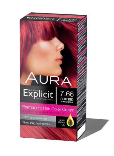 EXPLICIT BOJA ZA KOSU NEW 7.66 Feiry red /  Vatreno crvena 