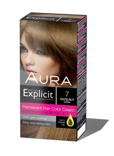 EXPLICIT BOJA ZA KOSU NEW 7 Hazelnut / Lešnik 