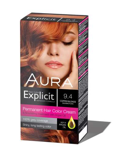 EXPLICIT BOJA ZA KOSU NEW 9.4 Copper blonde / Bakarno plava 